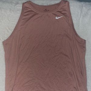Nike Women's Dri-FIT Size L Training Tank Top Pink